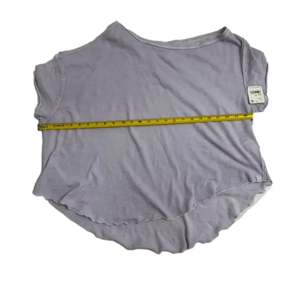 FREE‎ PEOPLE U Fancy Cold-Shoulder Tee, Size XSMALL